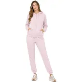 Kruze By Enzo Kruze | Damen Zip-Up Hoodie Trainingsanzug Set