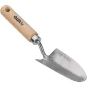 Vito Gartenpflanzer Holzstiel Inox und handgeschmiedetes Eisen.
