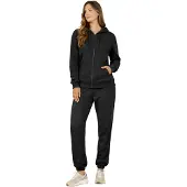 Kruze By Enzo Kruze | Damen Zip-Up Hoodie Trainingsanzug Set