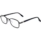 Safilo SAGOMA 01 50/21/145 Brille Matte dunkles Ruthenium Schwarz Metall HERREN SAGOMA 01