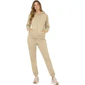 Kruze By Enzo Kruze | Damen Zip-Up Hoodie Trainingsanzug Set