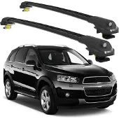 TURTLE DACHTRÄGER AIR-1 CHEVROLET CAPTIVA ALL 2006 - 2018 , Schwarz