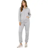 Kruze By Enzo Kruze | Damen Zip-Up Hoodie Trainingsanzug Set