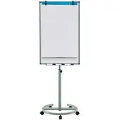 Costway Flipchart-Ständer, mobiles Whiteboard auf Rollen, höhenverstellbar bis zu 192 cm