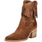 Paul green Bikerboots "Stiefelette Veloursleder"