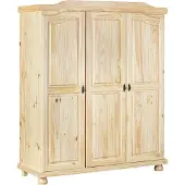 Ebuy24 Bepam Kleiderschrank 3 Türen,natur.