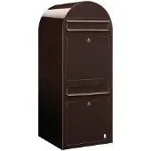 Bobi Briefkasten Duo 8017 Dunkelbraun