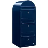 Bobi Briefkasten Trio 5003 Dunkelblau