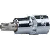 Ks Tools 1/2 CHROMEplus Bit-Stecknuss TX mit Stirnlochbohrung,TB27