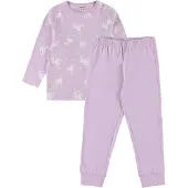 Name it Schlafanzug "NMFNIGHTSET PASTEL LILAC HORSE NOOS" Set, 2 tlg. mit tollem Pferde-Alloverprint im Oberteil