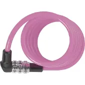 ABUS Spiralkabelschloss 3506C - 6 mm starkes, flexibles Zahlenschloss - -Sicherheitslevel 1 - 120 cm - Zufallsfarbe