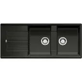 BLANCO Spüle ZIA 8S 116 x 50 cm schwarz 526027