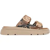 Tamaris Damen Heeled Mules Leder, beige, 40 EU