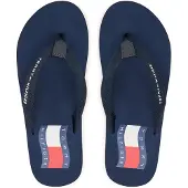 Tommy Hilfiger Pantoletten T3X8-34408-0058 Blau 27