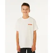 Rip Curl RipCurl Eternal Shred Logo Tee-boy bone (3021) 10