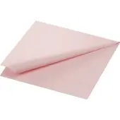 Duni GmbH Zellt.Serv.40x40 3lg 1/4 F. mellow rose | Packung (250 Servietten)