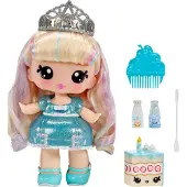 Yummiland Entertainment Yummiland Large Doll + Lipgloss Pet- Callie Birthday Cake, Mini-Puppe, Weiblich, 4 Jahr(e), Junge/Mädchen, Mehrfarbig