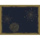 Duni GmbH Bio-Dunicel Servietten 30x40 cm, glitzernd schwarz | Packung (100 Stück)