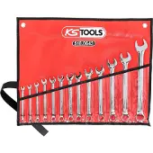 Ks Tools 518.0643, 6,7,8,9,10,11,12,13,14,15,17,19,22 mm, Silber, Stahl, 13 Stück(e)