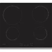 Candy Timeless CH64XB, Schwarz, Integriert, 59 cm, Keramik, Glaskeramik, 4 Zone(n)