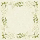 Duni GmbH Bio-Dunicel-Mitteld. 84x84 cm Paisley Leaves Servietten | Packung (20 Stück)