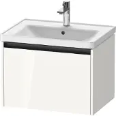 Duravit Ketho.2 Waschtischunterbau wandhängend, 1 Auszug, 634x440x455mm, für D-Neo 236760, K25082022220000, Farbe: Weiß Hochglanz Dekor