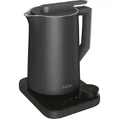 Haier HKE7W 011, 1,3 l, 2200 W, Grau, Kunststoff, Regelbare Temperatur, Wasserstandsanzeige