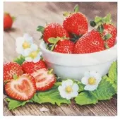 Papstar 20 Servietten, 33 cm x 33 cm 3-lagig 1/4-Falz Design Set 2