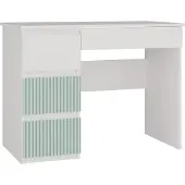 Topeshop MIJAS L FR MINT KPL, Gerade, Rechteckige Form, Partikelbord, Partikelbord, Grün, Weiß