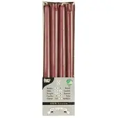 Papstar 8 Leuchterkerzen Ø 2,2 cm · 25 cm aus 100 % Stearin Creme