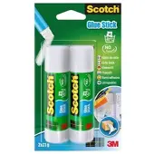 3M Scotch Permanent-Klebestift, 2 Stifte, 21 g | Packung (1 Stück)