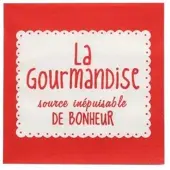 Papstar 20 Servietten, 33 cm x 33 cm 3-lagig 1/4-Falz rot