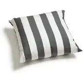 Jan Kurtz Möbel Kissen Somnia Streifen weiß/dunkelgrau, Designer , 48x15x48 cm