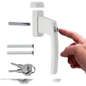 Stahlia Abschließbare Fenstergriffe ergonomisch Aluminium 1 Stück