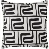 Premium Living Zierkissen Ottawa Schwarz/Beige ca. 60x60cm