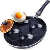 Orion | Pfanne - Eierpfanne - Ø 25 cm - 4 Löcher - Antihaftbeschichtet - Multifunktional