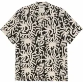 OAS Hemd Loefy Rocco Shirt Herren Black / Off-White-M