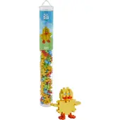 Plus plus Plus-Plus 9604276, Geniales Konstruktionsspielzeug, Küken, Kreativ-Bausteine Tub