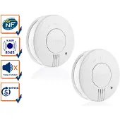 Smartwares FSM-11517 Rauchmelder 2er Pack, Photoelektrischer Reflexionsmelder, Weiß, Haus, Büro, ABS, 85 dB, Oberflächenmontiert