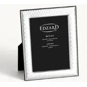 Edzard Fotorahmen Casalini (9x13 cm), edel versilbert, anlaufgeschützt, mit Holzdekor-Rücken