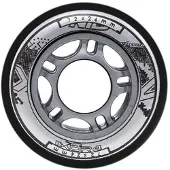 Abisal Nils Extreme Black Inline Skate Rollen (4er-Set) | 70 mm, 72 mm oder 76 mm | 82A Härte und High Rebound PU