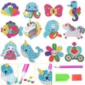MAKSIK IMPORT Diamant-Stickerei-Kreativset, 5D-Mosaik, Diamantmalerei, Perlen