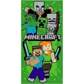 Procos Minecraft Strandtuch Grün - 70x140 cm