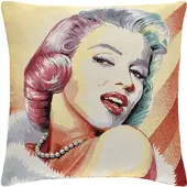 PAD Dekokissen "Legend", orange (marilyn, gemustert), B:45cm L:45cm, Obermaterial: 50% Baumwolle, 45% Polyester, 5% Polyacryl, Dekokissen_Sitzkissen_Kissenhüllen, Dekokissen, made in europe