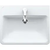 Laufen PRO S Einbauwaschtisch, 1 Hahnloch, mit Überlauf, 560x440mm, H8189630001041, Farbe: Weiß