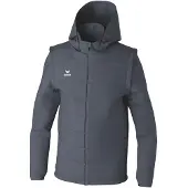 Erima Teamjacke mit abnehmbaren Ärmeln Schiefergrau - XL