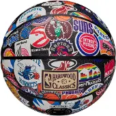 Wilson NBA ALL TEAM RETRO Basketball in bunt, Größe 7