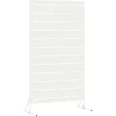Syfax Sichtschutz Weiß 100 x 50 x 180 cm Stahl