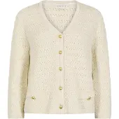 Apricot Cardigan "Schimmernder Baumwollcardigan" mit dekorativen Knöpfen