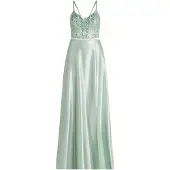 Vera Mont Abendkleid "Damen mit Stickerei" Nahttasche Glitzersteine